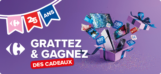 25 ans - Grattez et gagnez