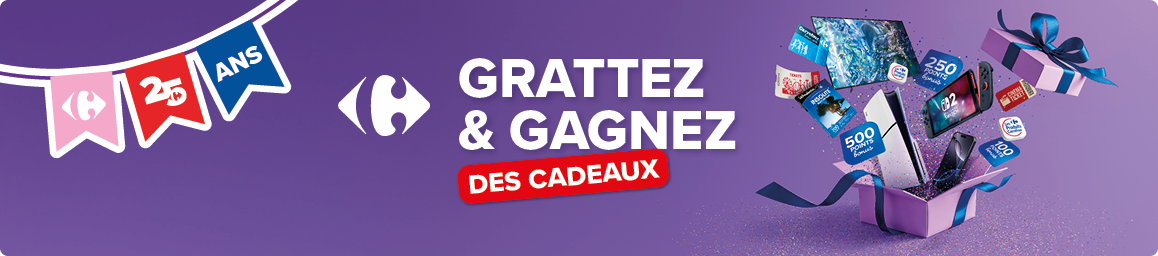 25 ans - Grattez et gagnez