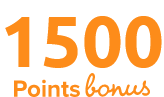 1500 Points Bonus
