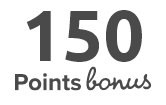 150 Points Bonus