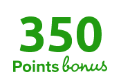 350 Points Bonus